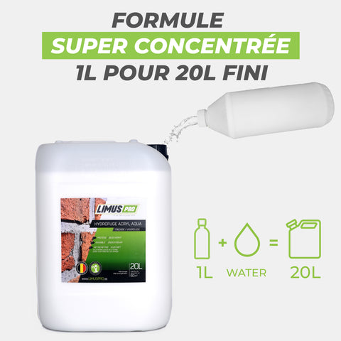 CONCENTRÉ HYDROFUGE ACRYL AQUA 1L